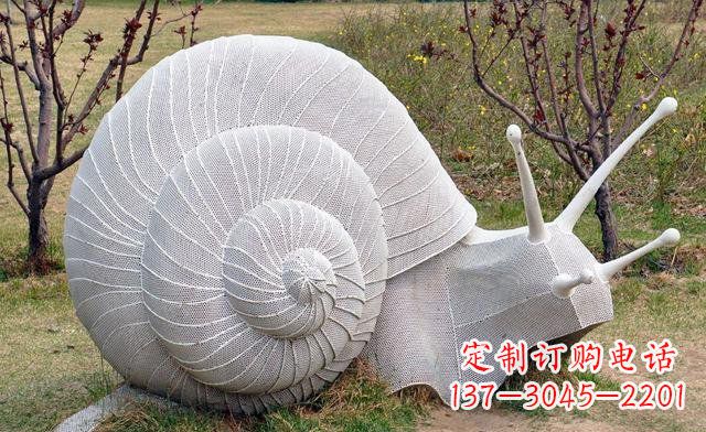 信阳不锈钢蜗牛雕塑——让艺术与自然相结合