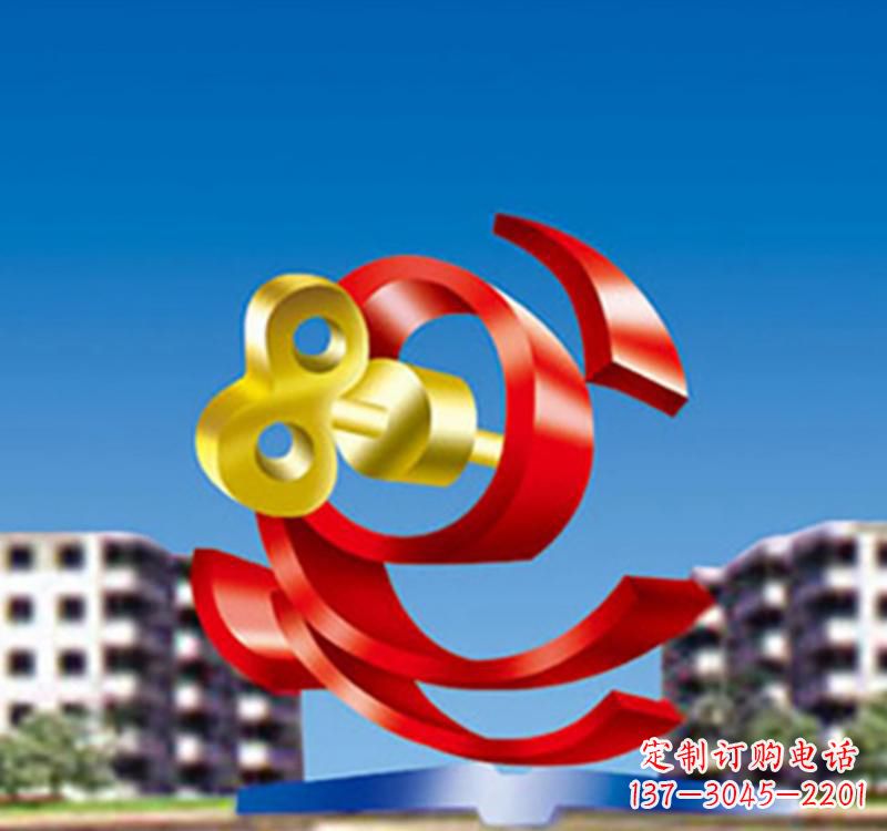 信阳不锈钢飘带雕塑给公园景观带来独特美感