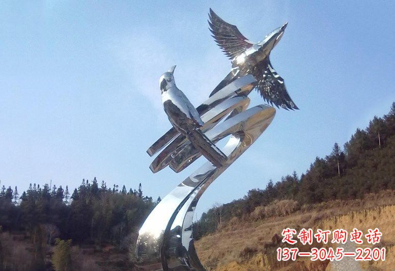 信阳不锈钢动物雕塑艺术与自然的完美结合