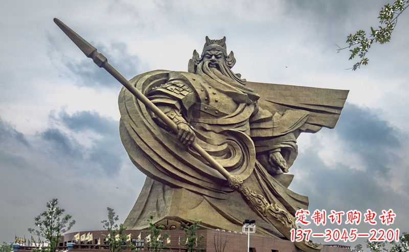 信阳不锈钢关公广场雕塑传承中华文化