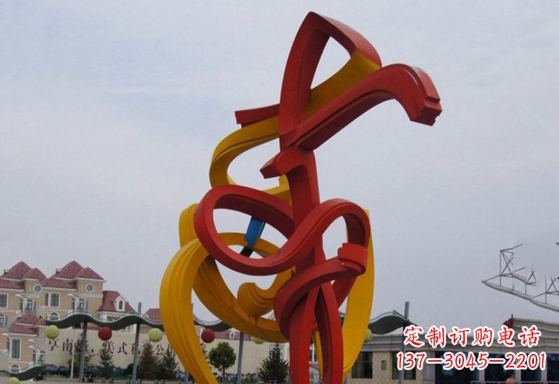 信阳不锈钢音符雕塑美妙的视觉音乐