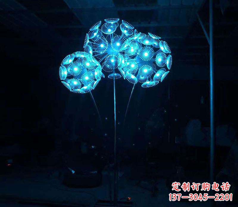 信阳不锈钢蒲公英雕塑——象征着美丽的自由