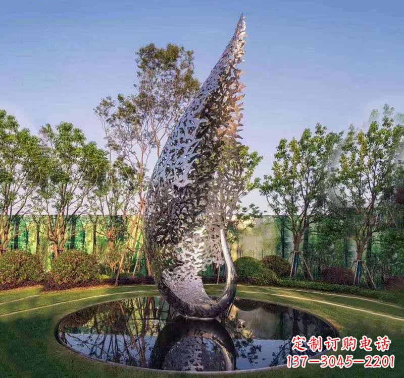 信阳不锈钢凤凰雕塑精美绝伦