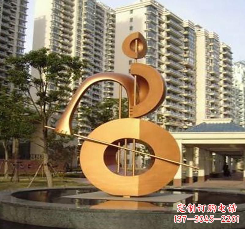 信阳不锈钢葫芦乐器雕塑精致的艺术瑰宝