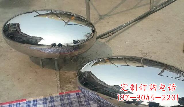 信阳不锈钢鸡蛋雕塑精美的艺术作品