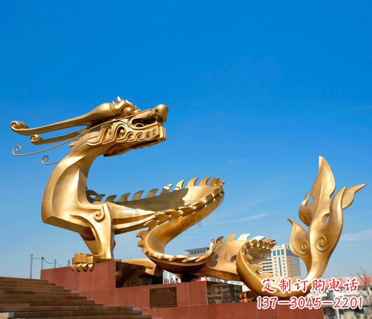信阳不锈钢金龙——雕塑之美