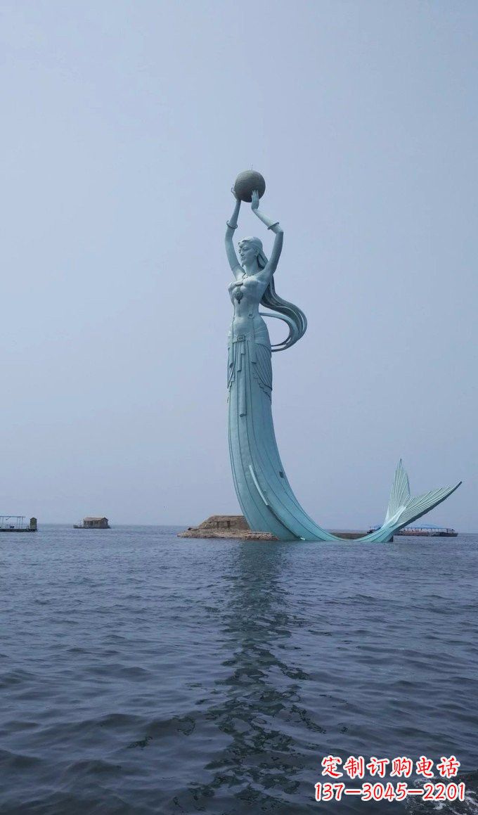 信阳美人鱼雕塑——浪漫之旅的起点