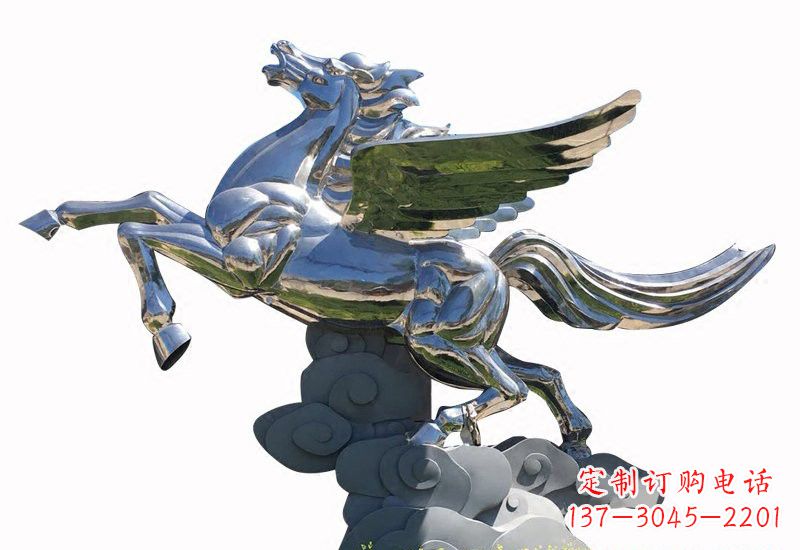 信阳不锈钢马雕塑把美丽的艺术带入家庭