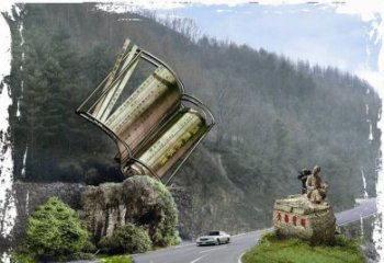 信阳神农本草经竹简雕塑——传承中华文化精髓