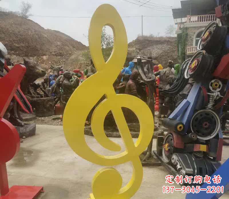 信阳不锈钢音符雕塑美丽而持久的艺术