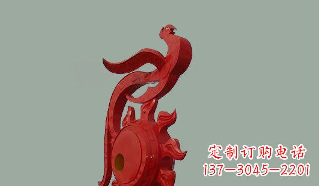 信阳不锈钢孔雀雕塑