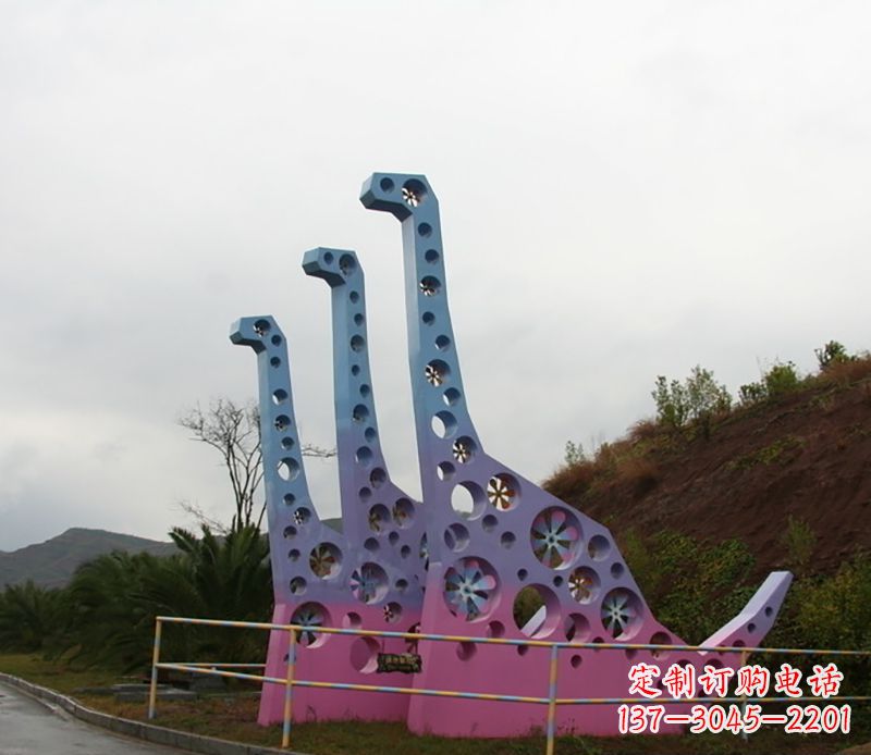 信阳不锈钢恐龙雕塑精致的古代艺术