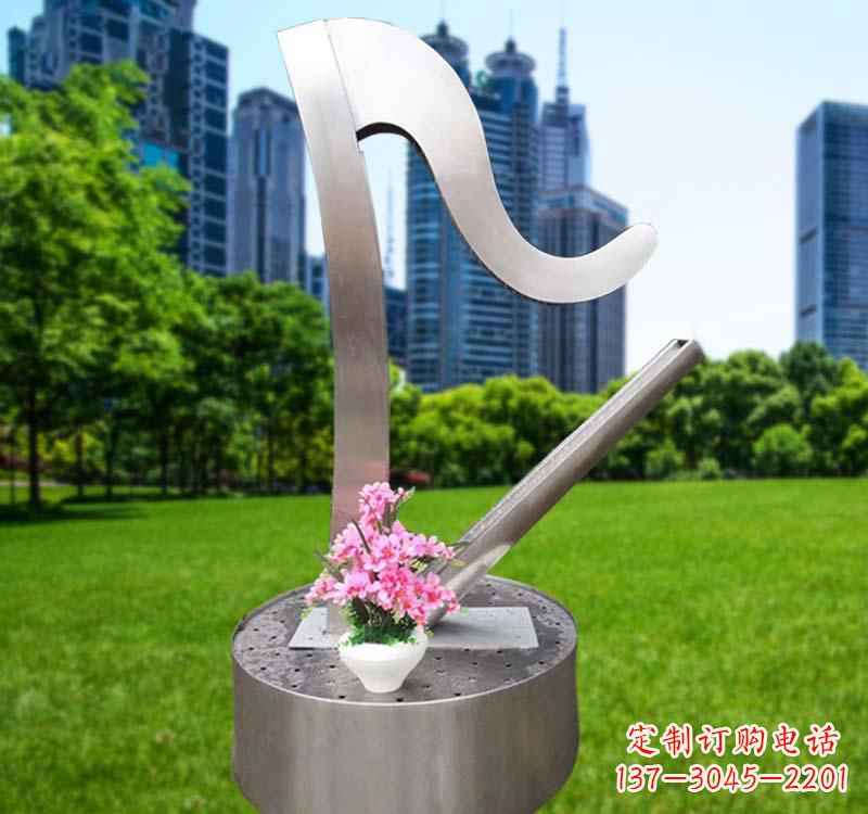 信阳不锈钢竖琴雕塑艺术的精髓