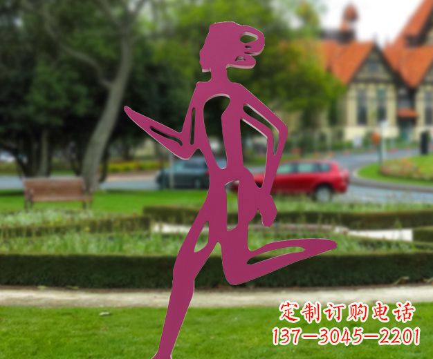 信阳精美不锈钢女人雕塑