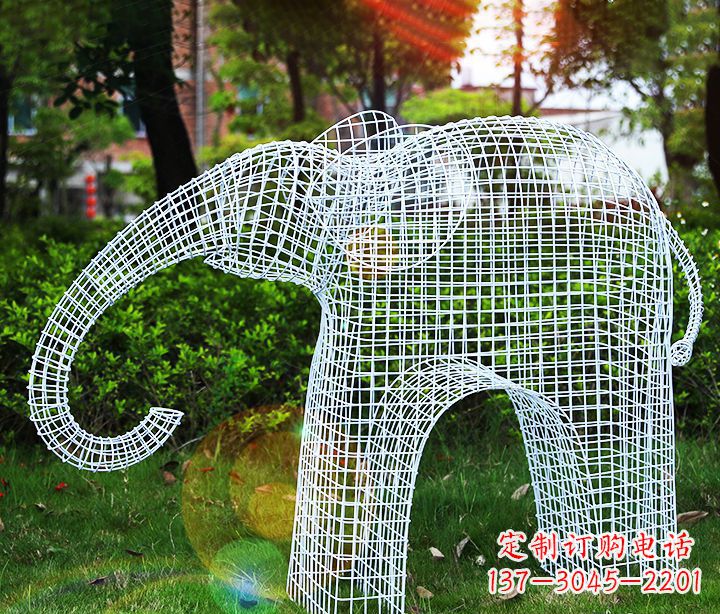 信阳不锈钢大象雕塑给城市带来美丽的艺术