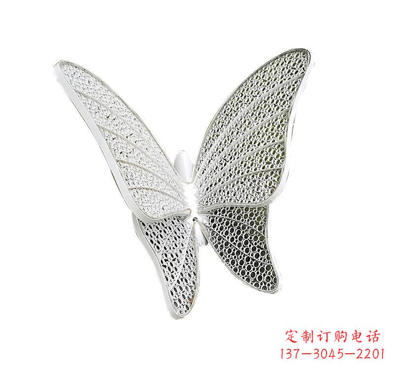信阳不锈钢绿地蝴蝶雕塑