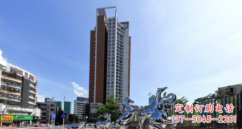 信阳不锈钢大象雕塑集美观与功能于一体