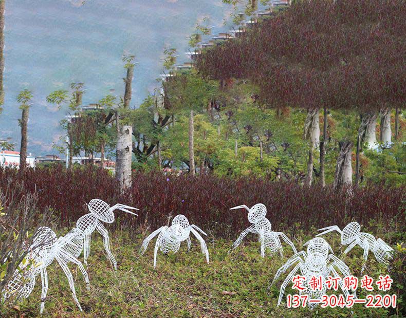 信阳不锈钢蚂蚁镂空雕塑艺术与自然的完美结合