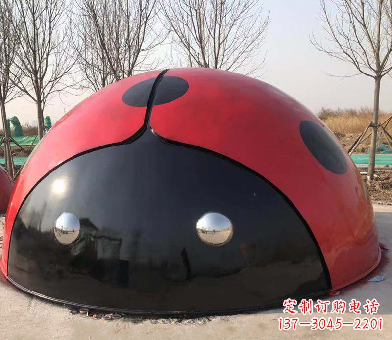 信阳不锈钢瓢虫雕塑精致的艺术之美