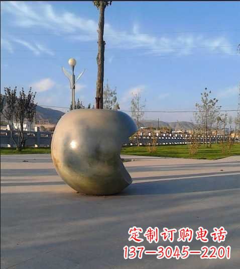 信阳不锈钢苹果雕塑艺术与现实的完美结合