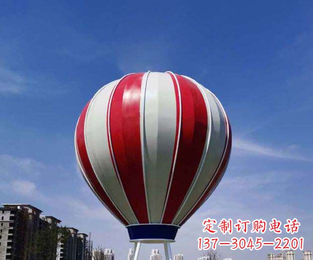 信阳不锈钢热气球雕塑给景观增添精彩