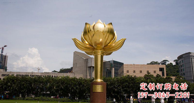 信阳不锈钢莲花雕塑——精美的艺术品