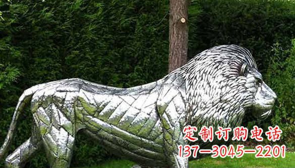 信阳不锈钢狮子雕塑拥有经典古典风格