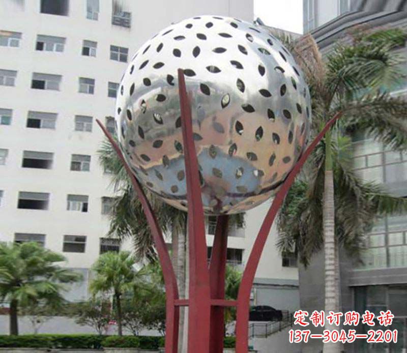 信阳镂空树叶雕塑——给校园景观增添灵动之美