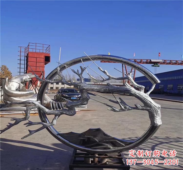 信阳不锈钢树枝雕塑艺术与自然的完美结合
