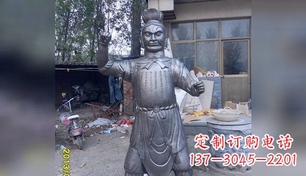 信阳不锈钢四大天王雕塑神圣守护者