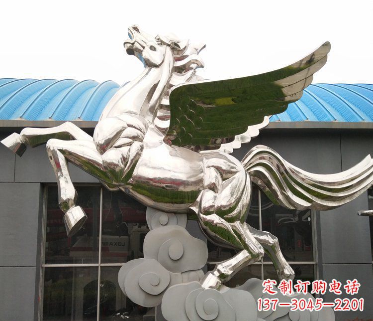 信阳不锈钢踏云飞马——给城市带来动感与灵气