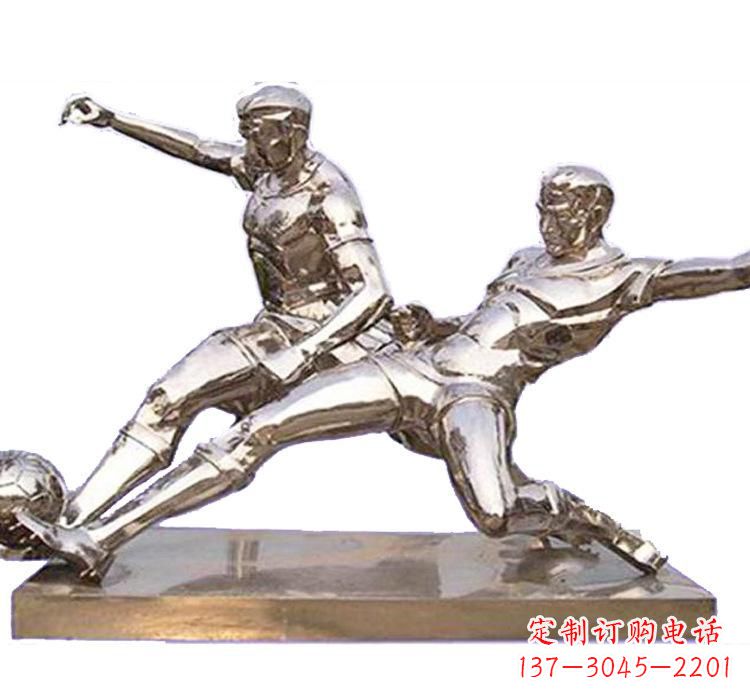 信阳不锈钢足球雕塑精美的艺术品