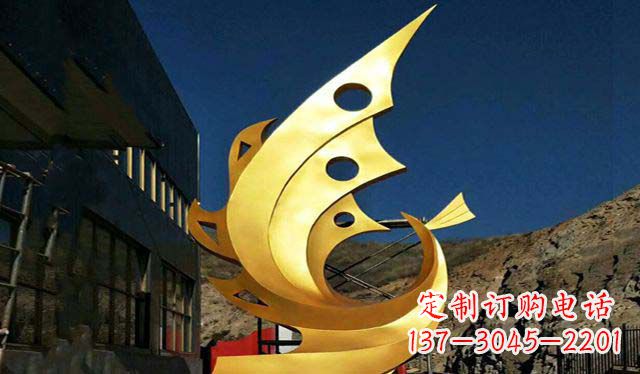 信阳不锈钢铁艺凤凰雕塑精美绝伦