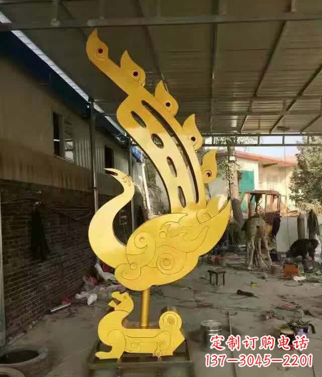 信阳不锈钢铁艺凤凰雕塑