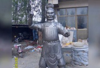 信阳不锈钢四大天王雕塑神圣守护者