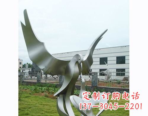 信阳面世的不锈钢动物雕塑