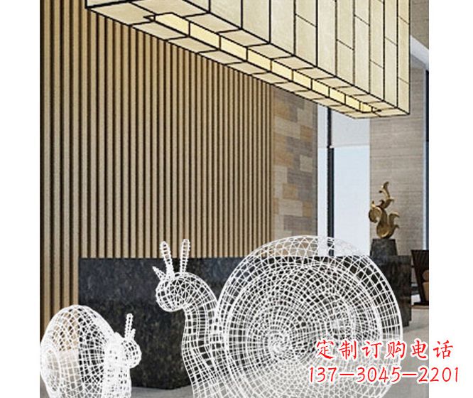 信阳不锈钢蜗牛雕塑精致多姿
