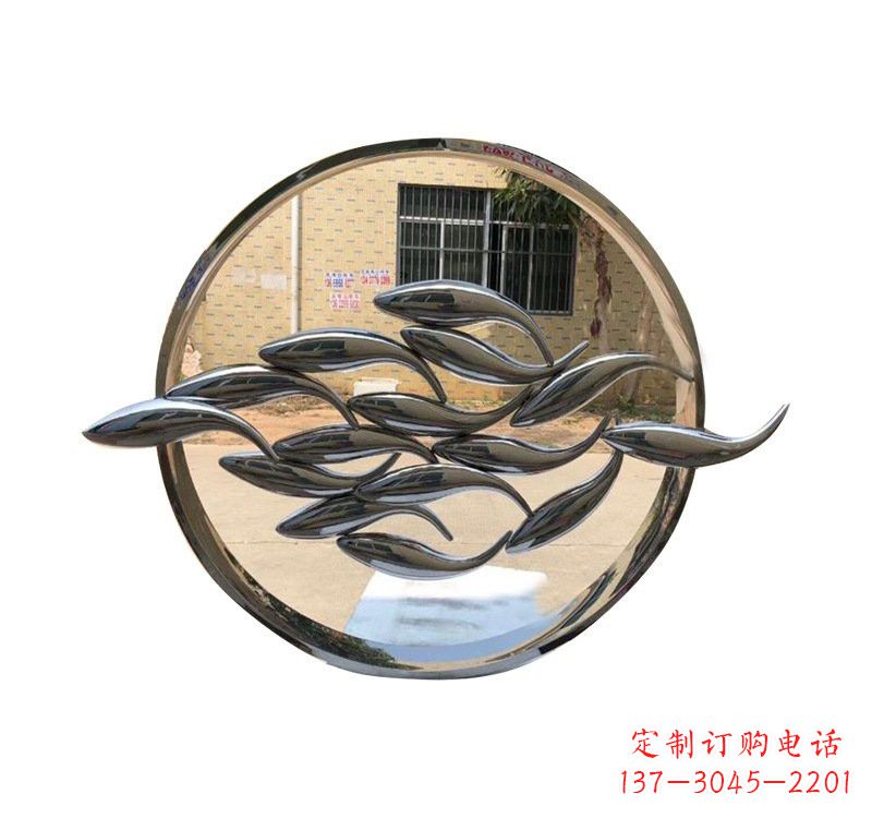 信阳不锈钢圆环雕塑精美完美的艺术之作