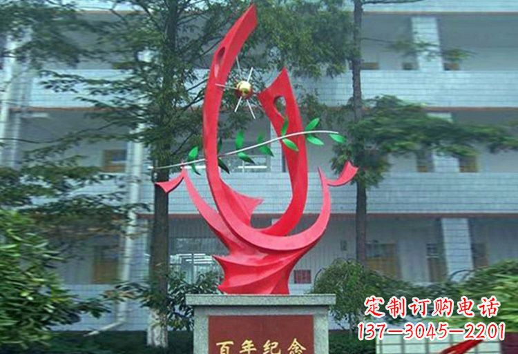 信阳精美不锈钢凤凰雕塑