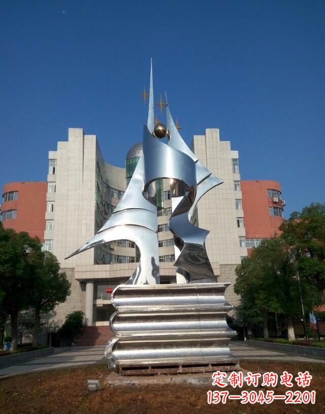 信阳不锈钢书籍雕塑艺术与文化的结合