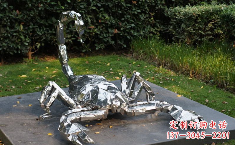 信阳不锈钢蝎子雕塑