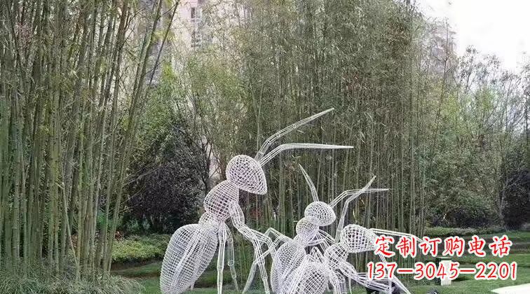 信阳不锈钢艺术蚂蚁雕塑