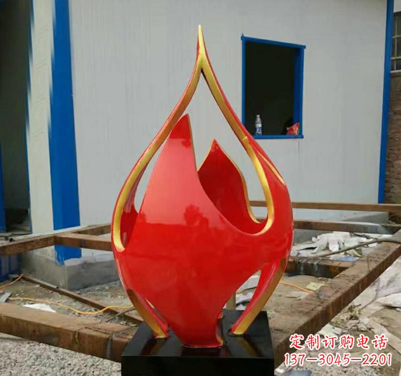 信阳不锈钢艺术景观火龙果雕塑