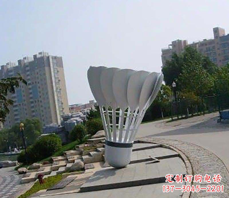 信阳不锈钢羽毛球雕塑装点美丽的羽毛球世界