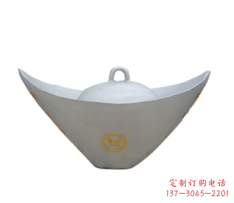 信阳非凡的不锈钢元宝雕塑