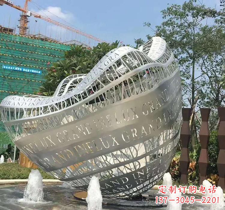 信阳不锈钢元宝雕塑精致华贵的象征