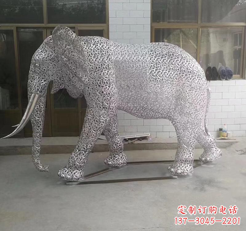 信阳不锈钢大象雕塑它的魅力无限