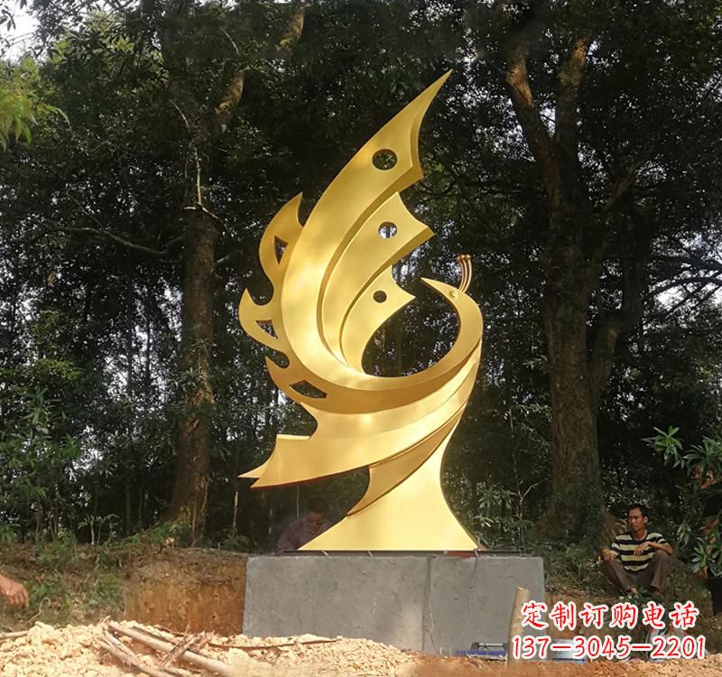信阳不锈钢凤凰雕塑——彰显传统文化之美