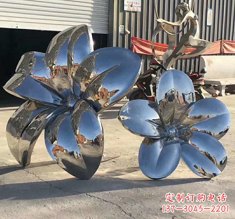 信阳不锈钢荷花雕塑美丽又耐用