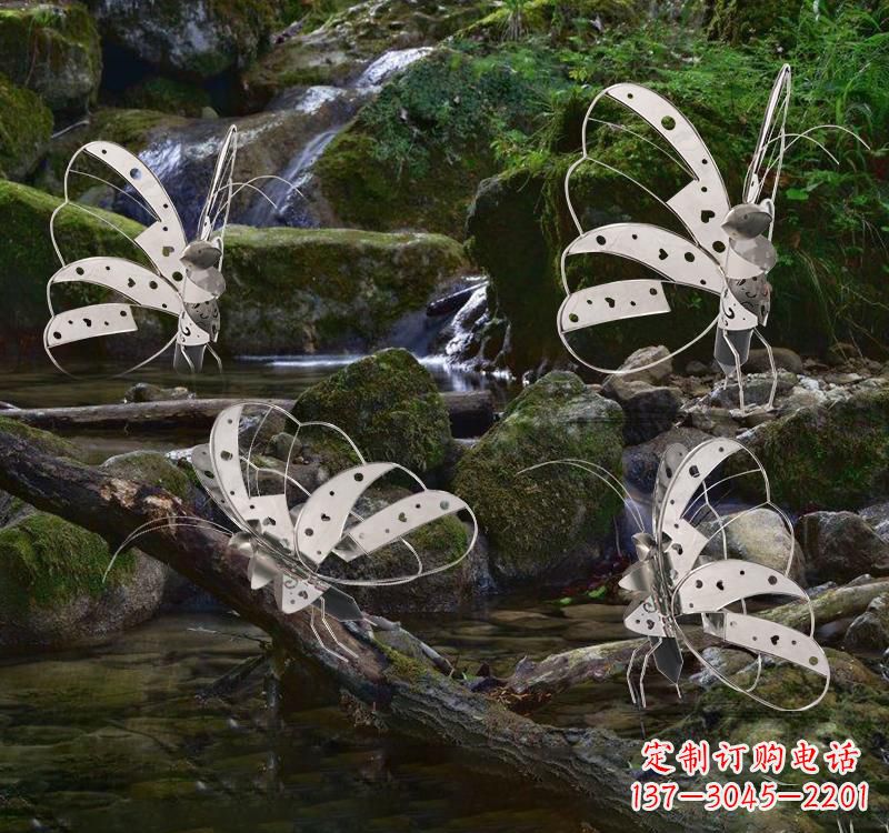 信阳不锈钢园林艺术镂空蝴蝶雕塑——绽放自然之美
